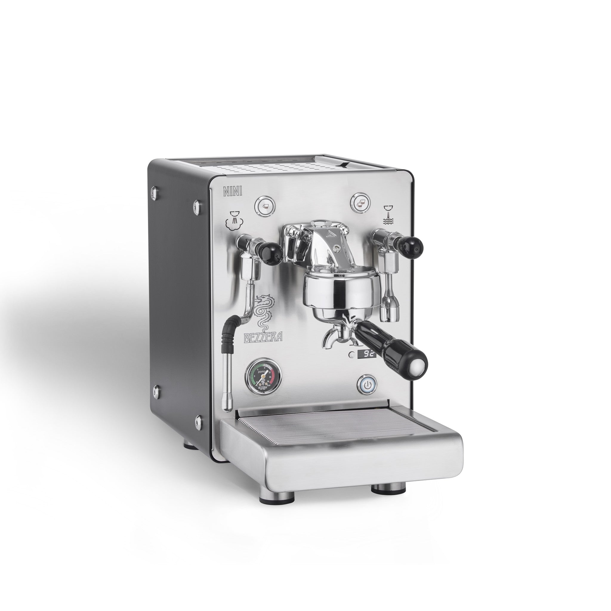 Bezzera Nini S PM Siebträger Espressomaschine Schwarz