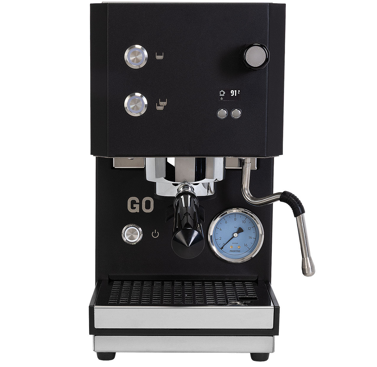 Profitec GO 2.0 Siebträger Espressomaschine Schwarz
