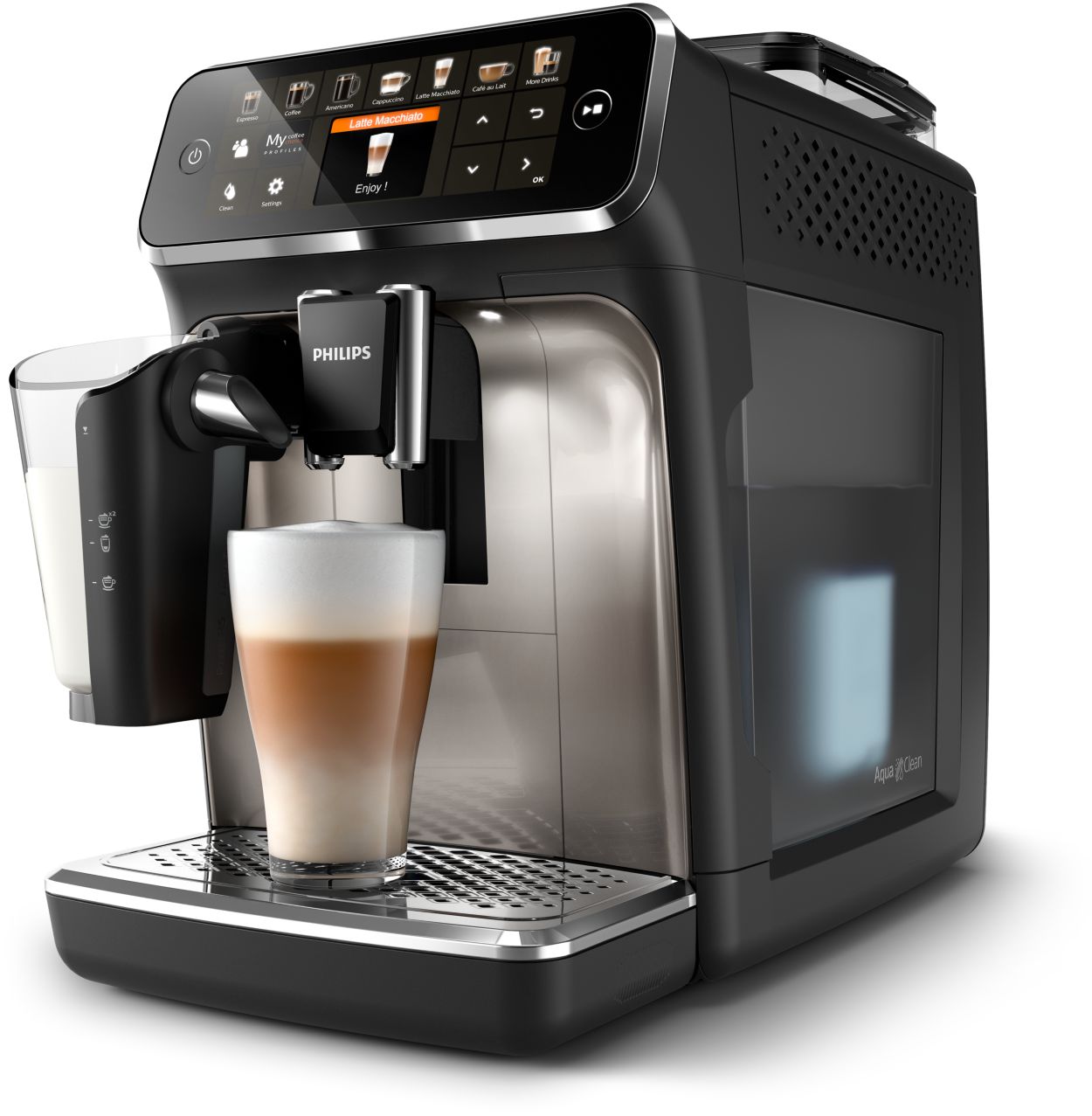 Philips 5400 Series Kaffeevollautomat EP5447/90 mit LatteGo